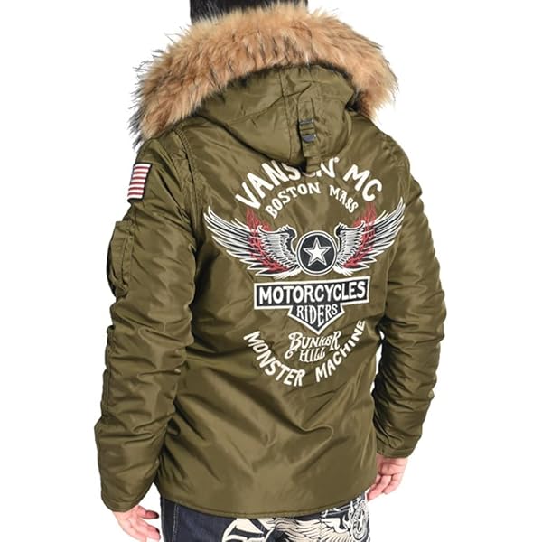 Amazon | [バンソン] N-3B フライトジャケット トリプルスター